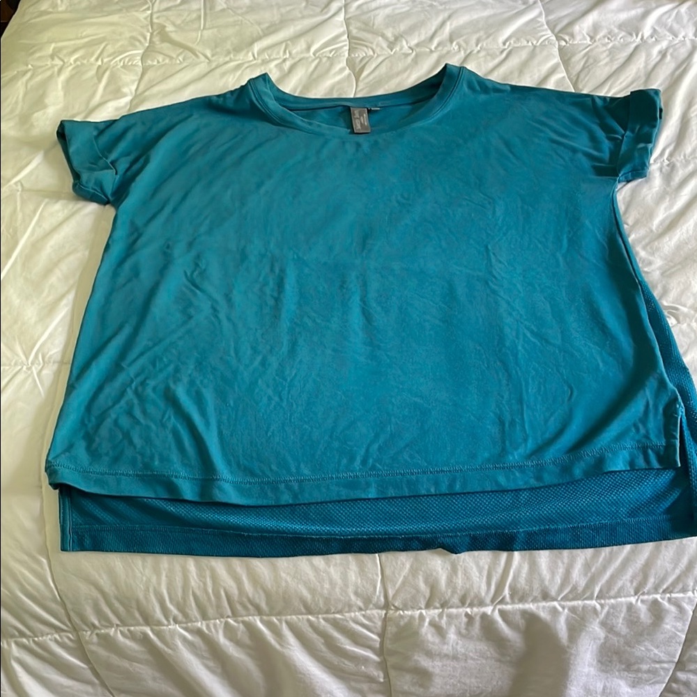 Sweaty Betty Teal Blue Top